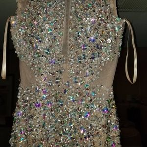 Beautiful beaded wedding/prom dress